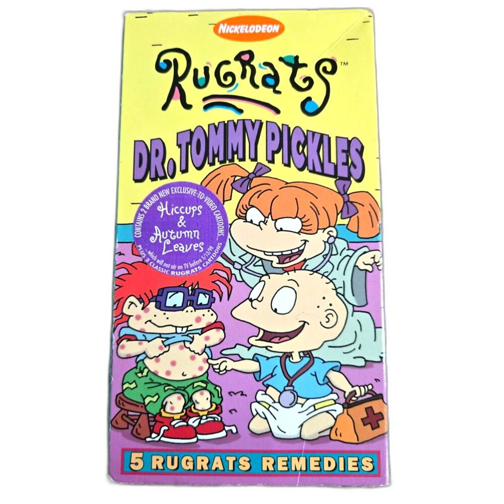 Rugrats: Dr. Tommy Pickles VHS Nickelodeon Animated Series